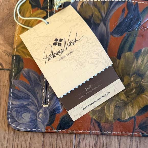 Patricia Nash Orange Floral iPad Case - Picture 4 of 5